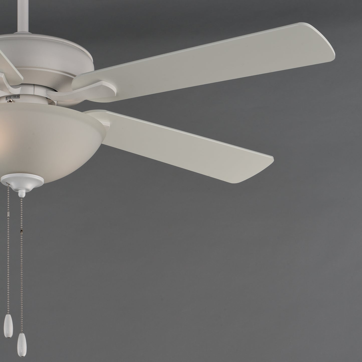 Super-Max 52" Ceiling Fan with 2-Light Kit Matte White by Maxim Lighting