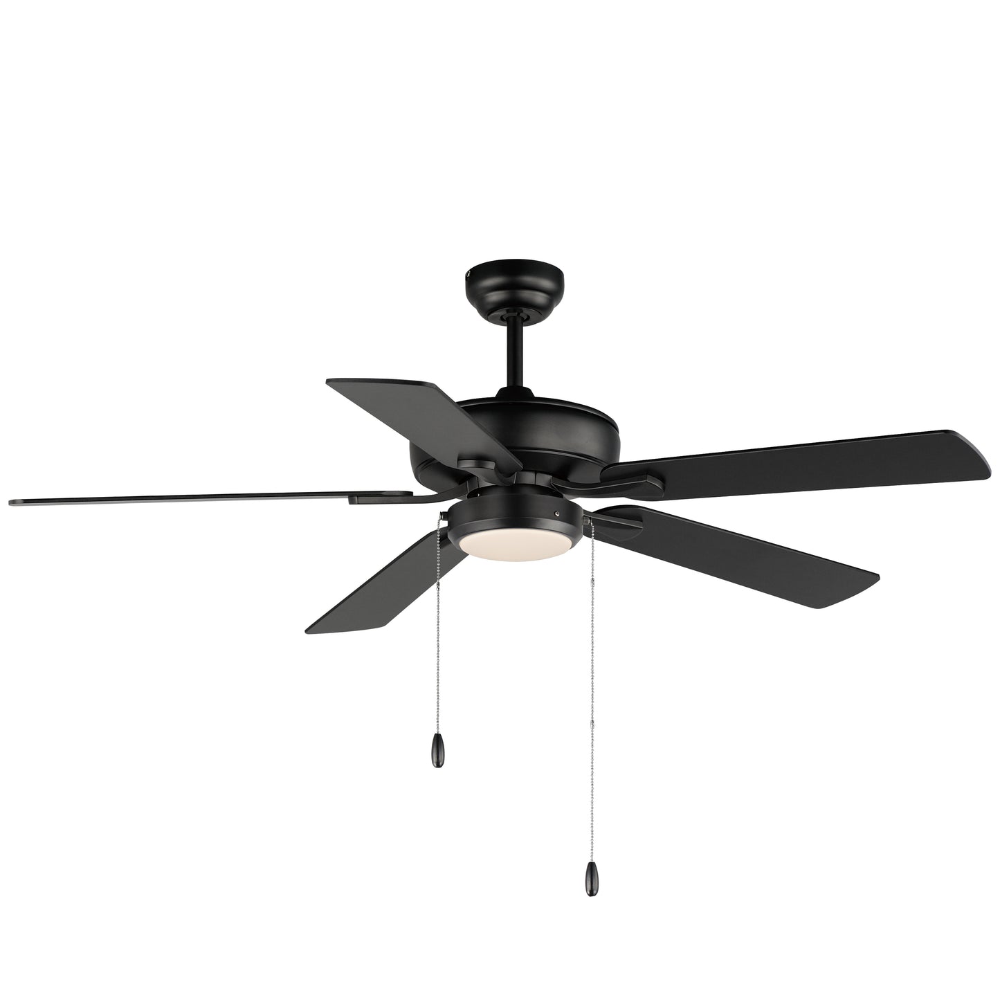 52" Super-Max Fan with LED Light Kit Black Black by Maxim Lighting