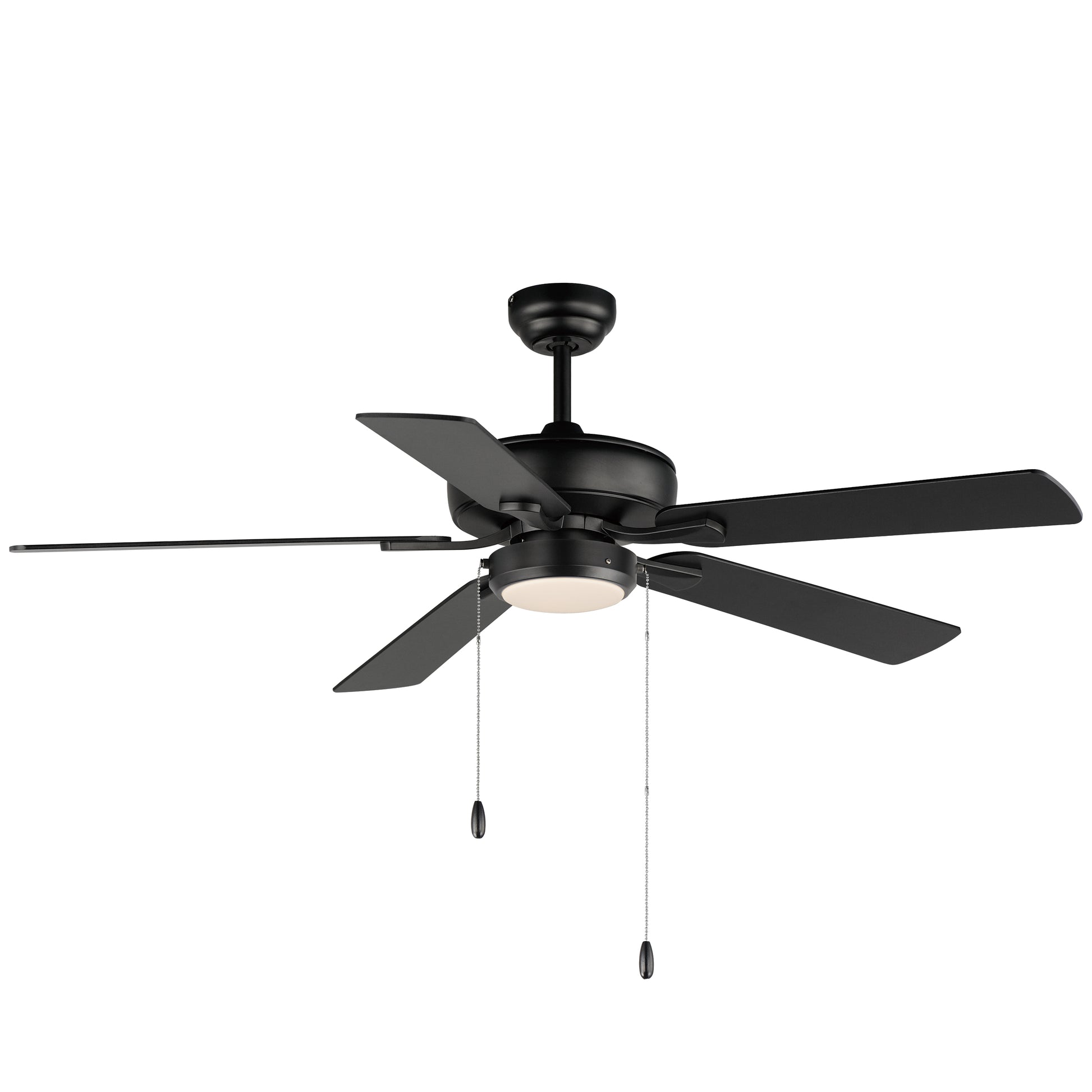 52" Super-Max Fan with LED Light Kit Black Black by Maxim Lighting