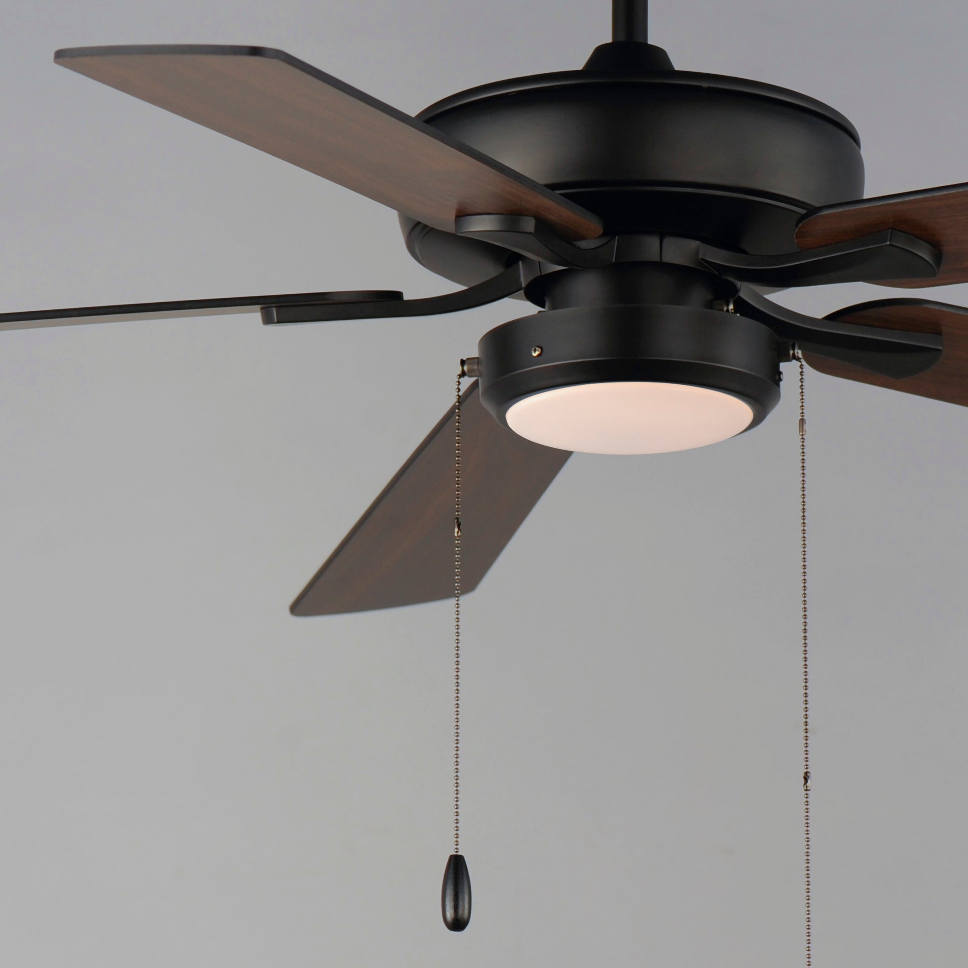 52" Super-Max Fan with LED Light Kit Black Black by Maxim Lighting