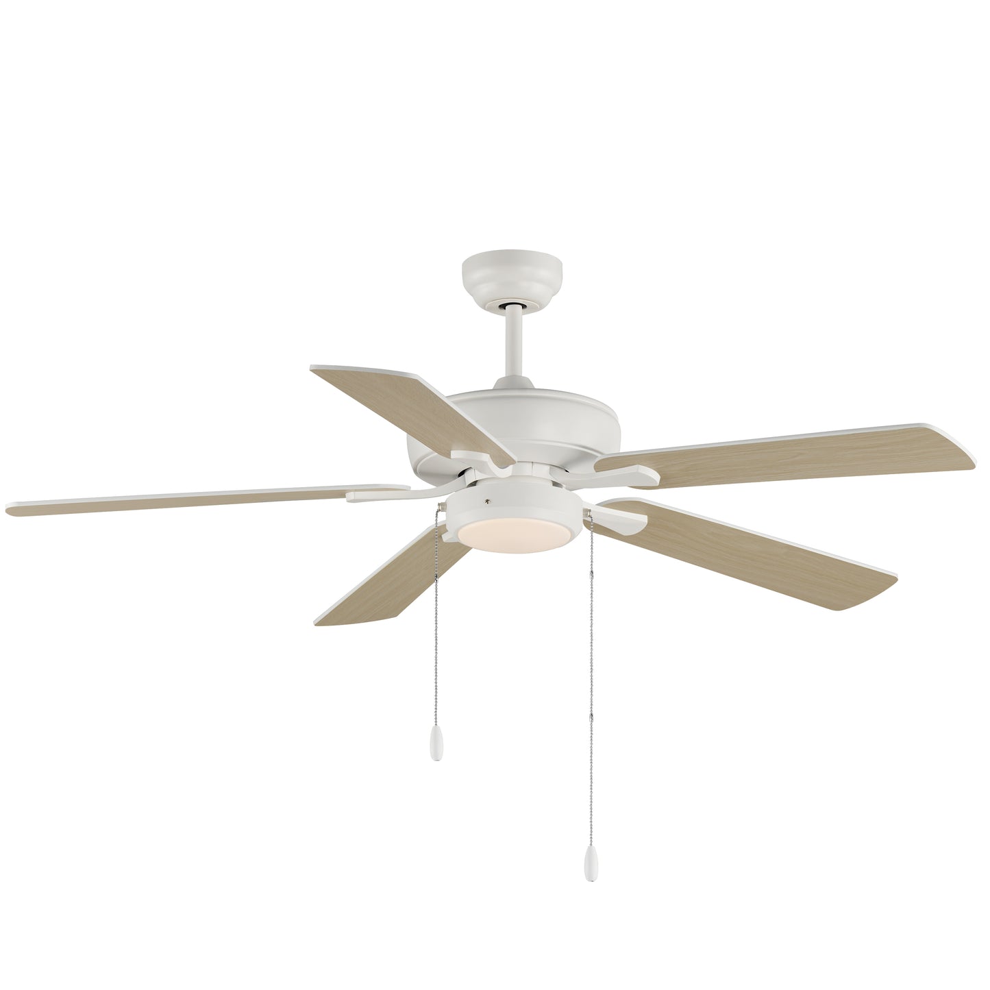 52" Super-Max Fan with LED Light Kit White Matte White by Maxim Lighting