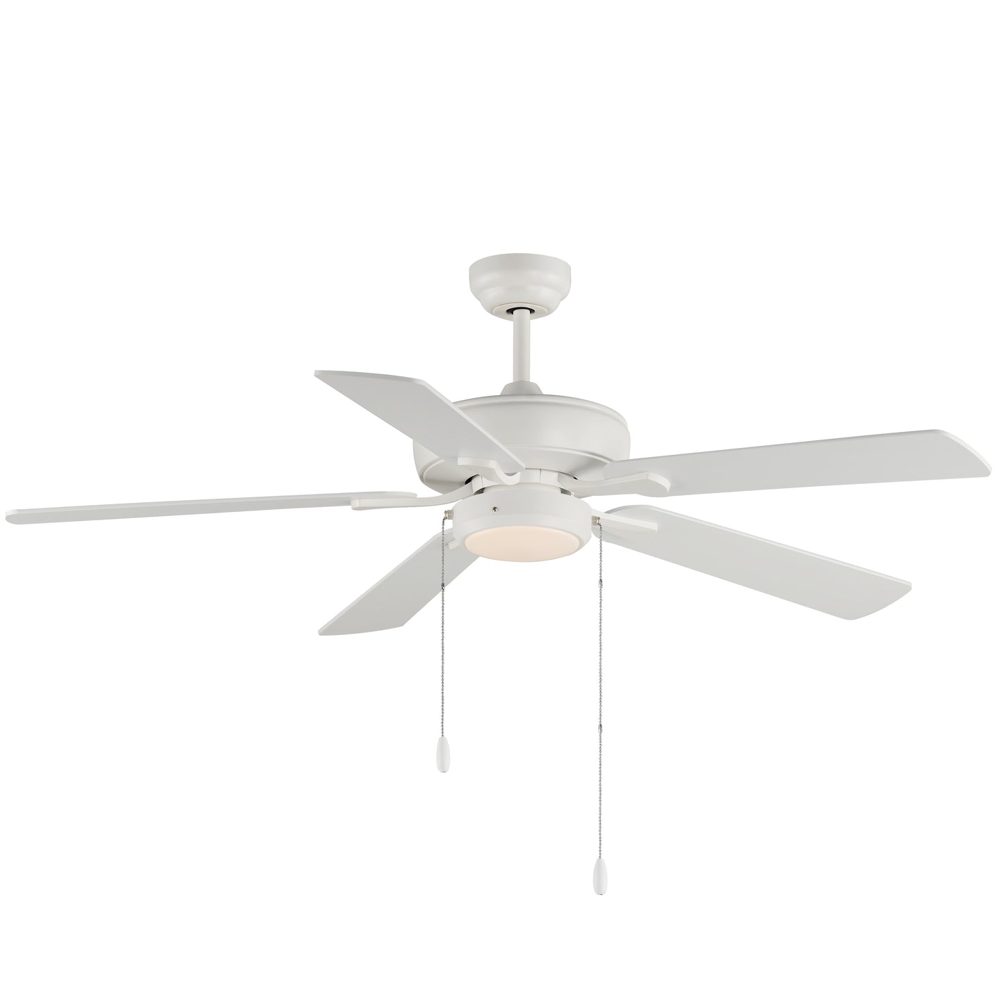 52" Super-Max Fan with LED Light Kit White Matte White by Maxim Lighting