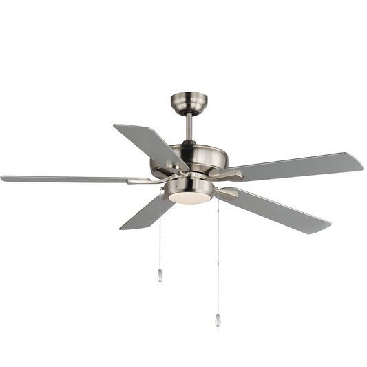 52" Super-Max Fan with LED Light Kit Nickel Satin Nickel by Maxim Lighting