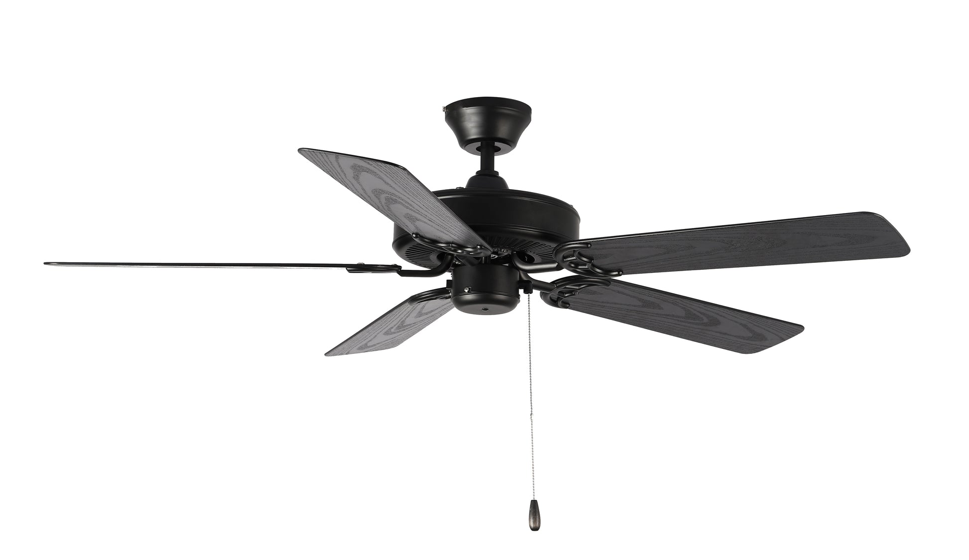 Basic-Max 52" Black Fan Black/Walnut Blades Black by Maxim Lighting