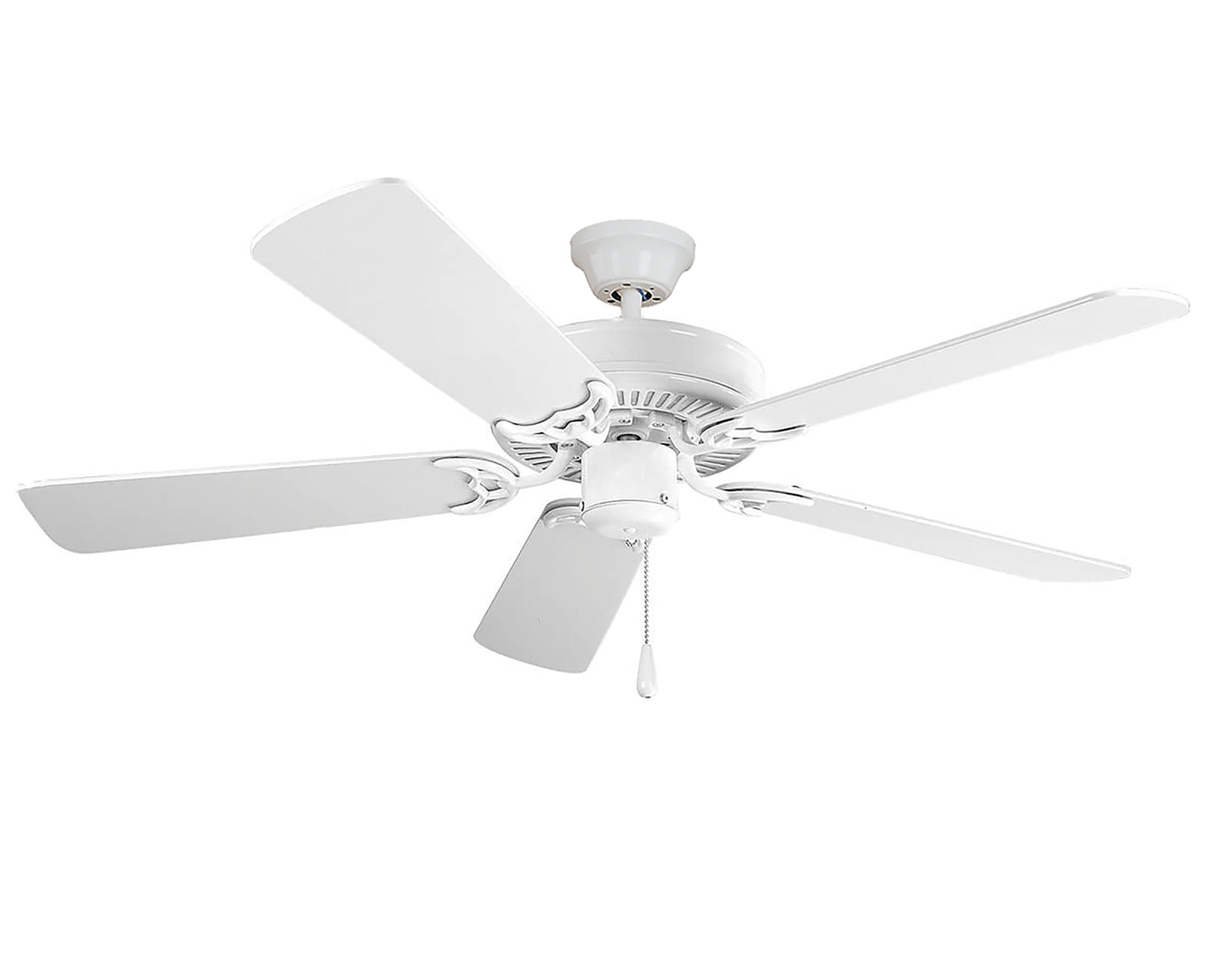 Basic-Max 52" White Fan White/Light Oak Blades Matte White by Maxim Lighting