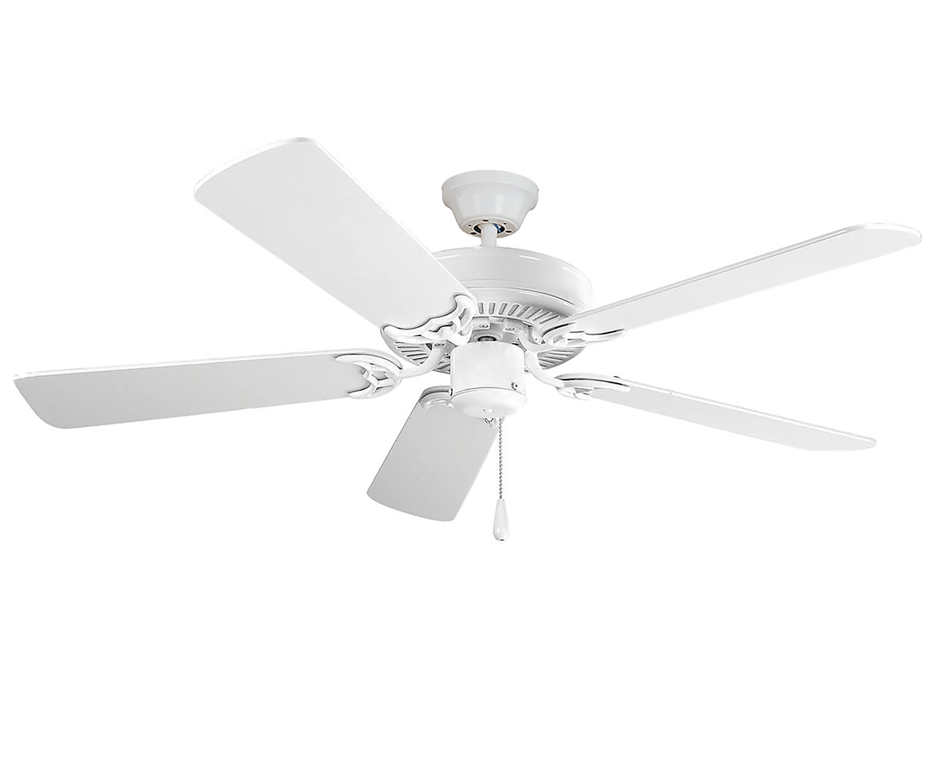 Basic-Max 52" White Fan White/Light Oak Blades Matte White by Maxim Lighting