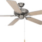Basic-Max 52" Nickel Fan Silver/Maple Blades Satin Nickel/Silver/Maple by Maxim Lighting