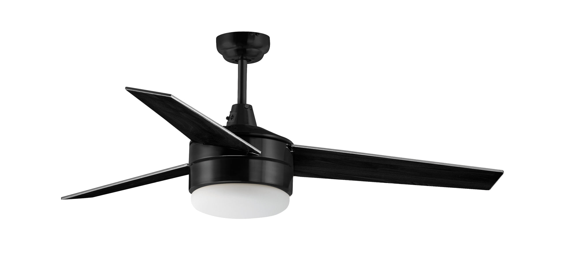 Trio 52" Black Fan LED 2-Light Black by Maxim Lighting