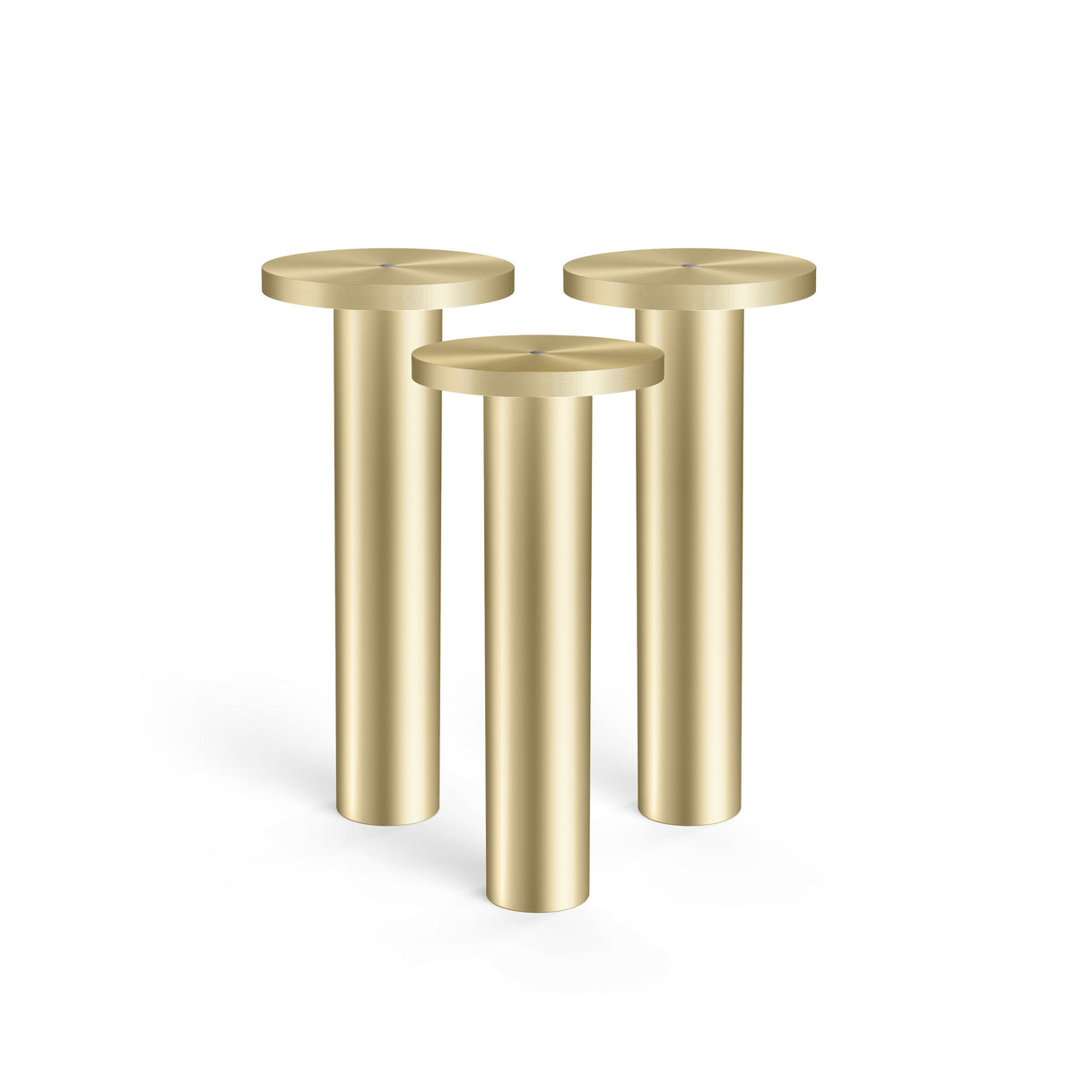 Pablo Designs Luci LED table lamp 3-pack – Brass