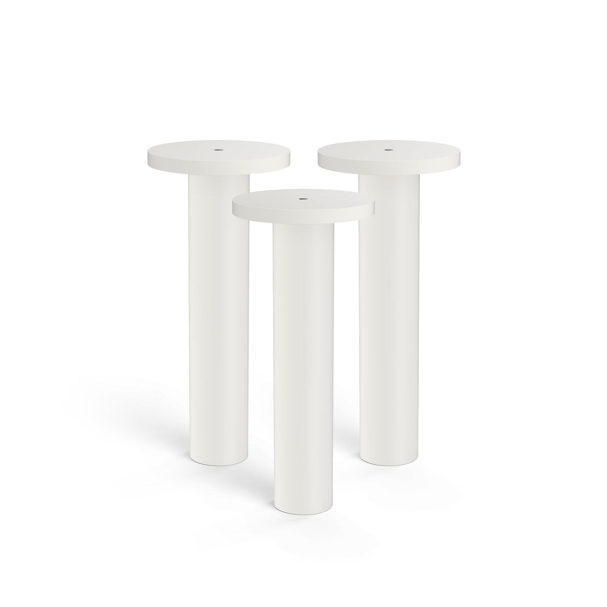 Pablo Designs Luci LED table lamp 3-pack – Matte White