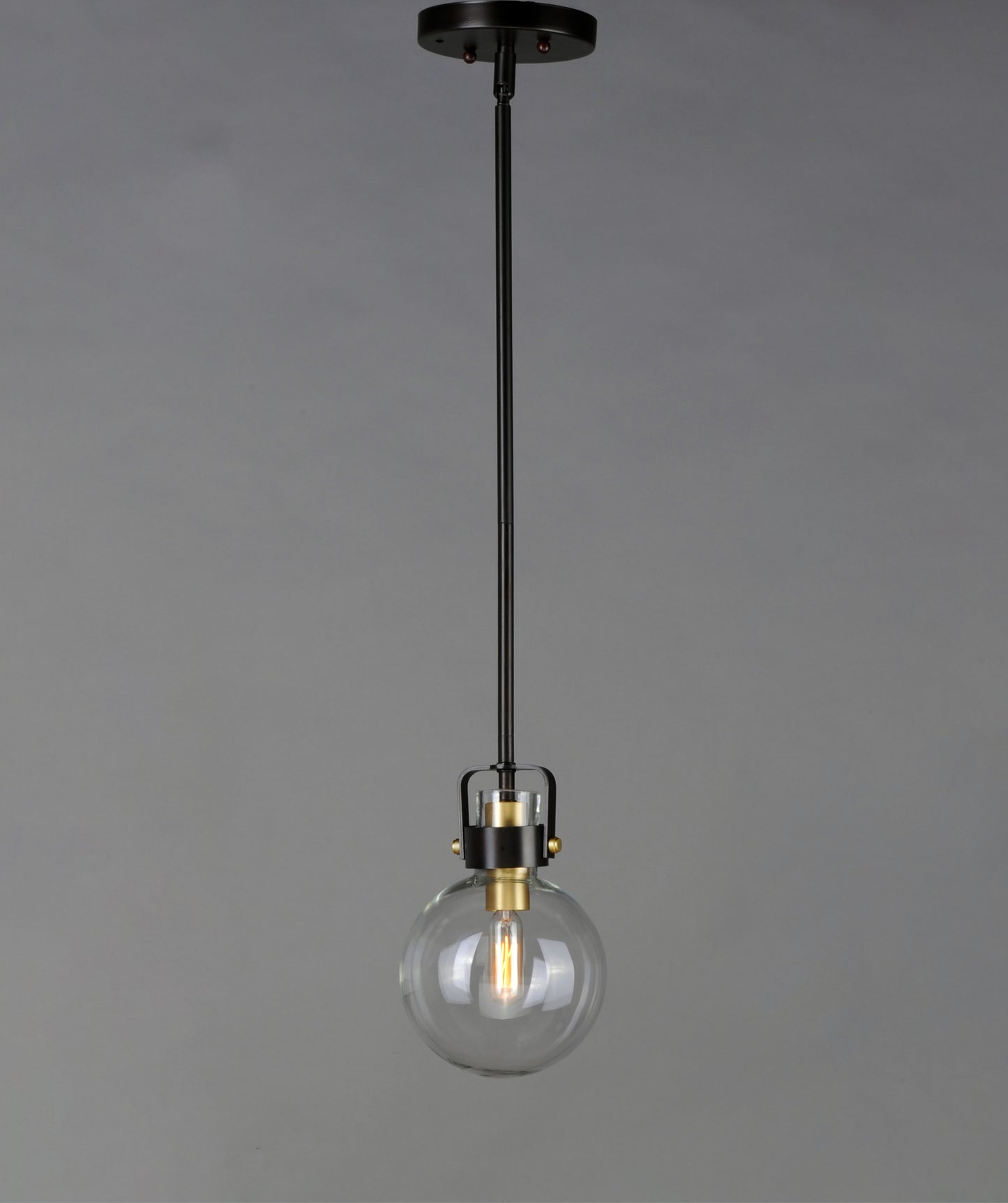 Bauhaus Mini Pendant Bronze/Satin Brass by Maxim Lighting