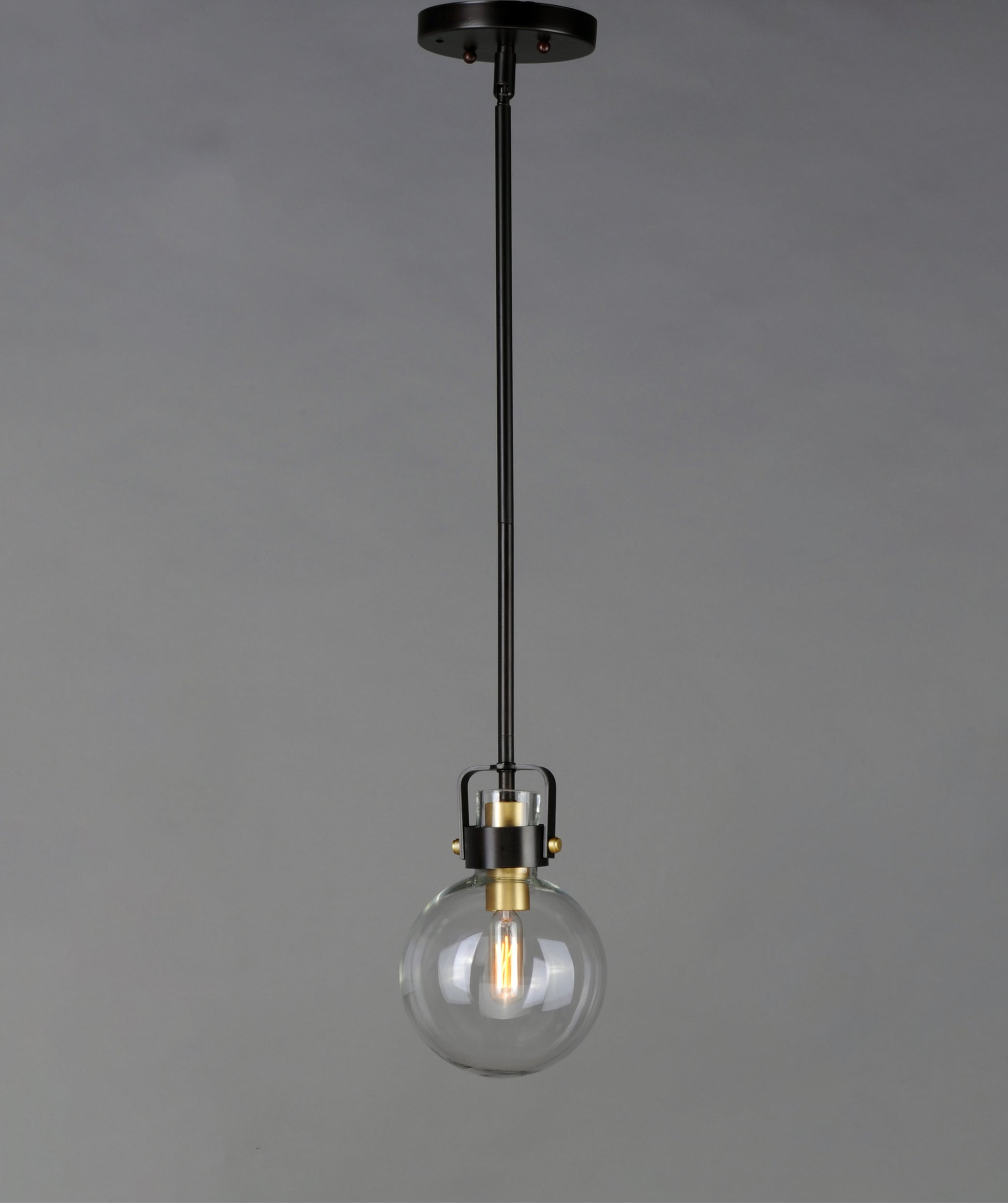 Bauhaus Mini Pendant Bronze/Satin Brass by Maxim Lighting