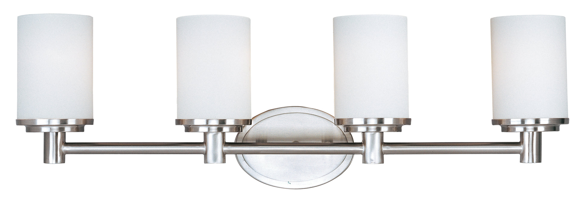 Cylinder 4-Light Bath Vanity Satin Nickel by Maxim Lighting
