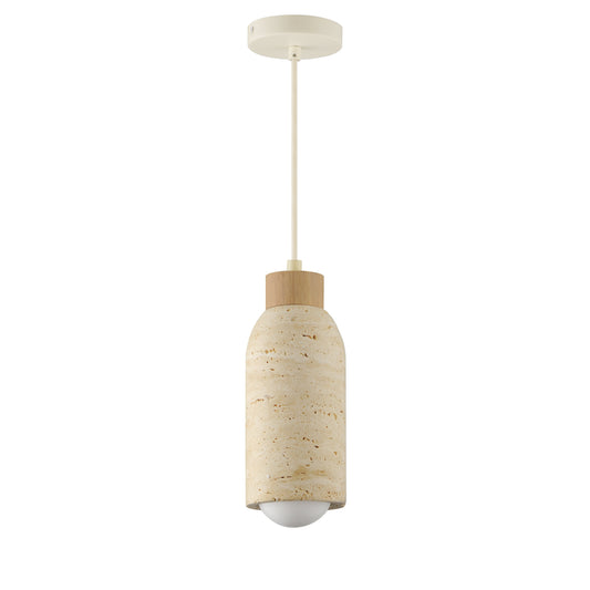 Pompeii Pendant Travertine/Oyster by Maxim Lighting