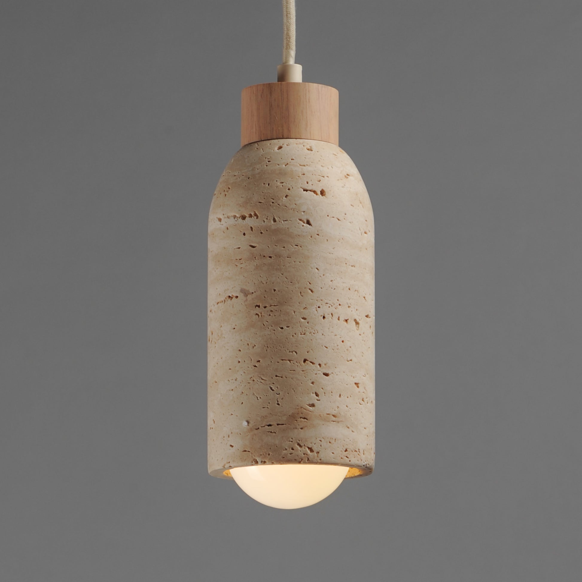 Pompeii Pendant Travertine/Oyster by Maxim Lighting