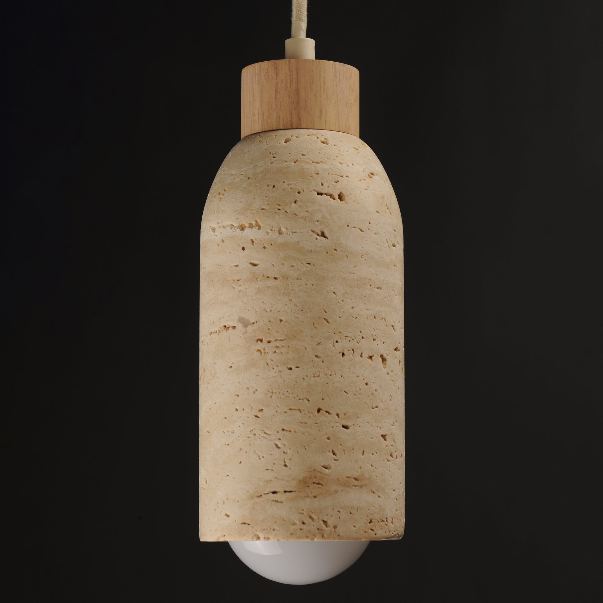 Pompeii Pendant Travertine/Oyster by Maxim Lighting