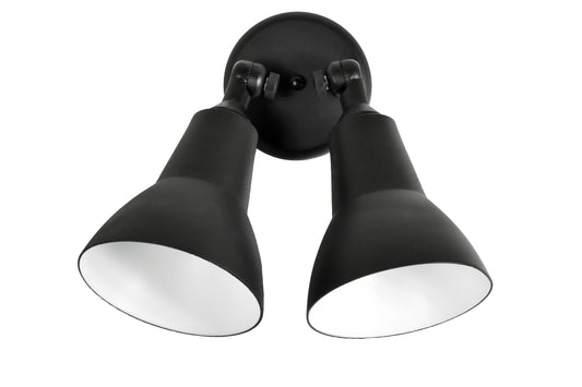 Spots 2-Light Outdoor Wall Mount Black by Maxim Lighting
