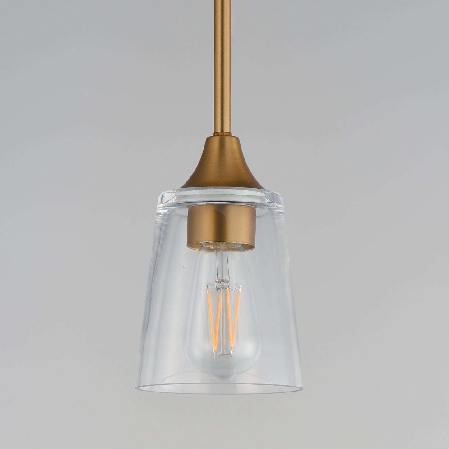 Hudson Mini Pendant Natural Aged Brass by Maxim Lighting