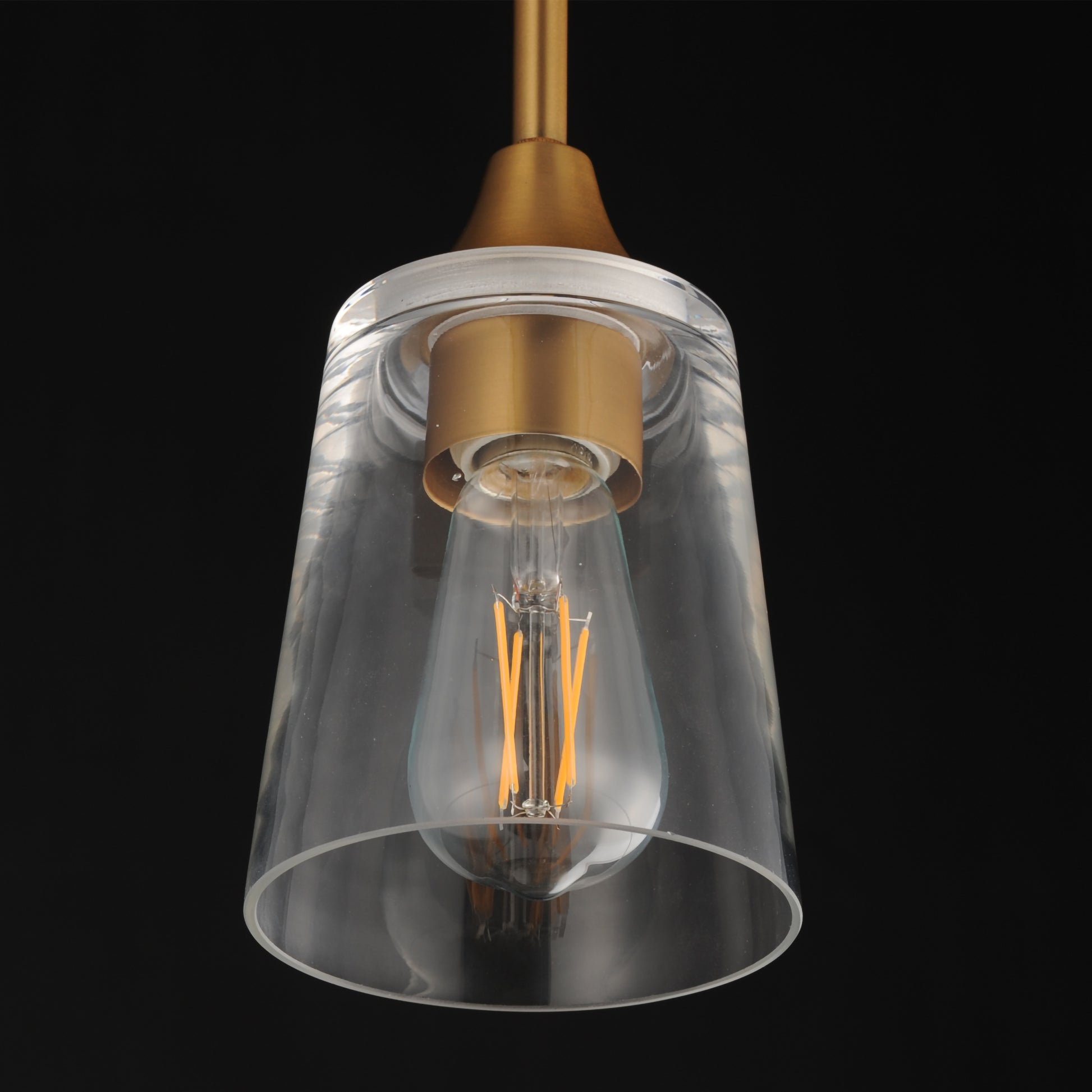 Hudson Mini Pendant Natural Aged Brass by Maxim Lighting