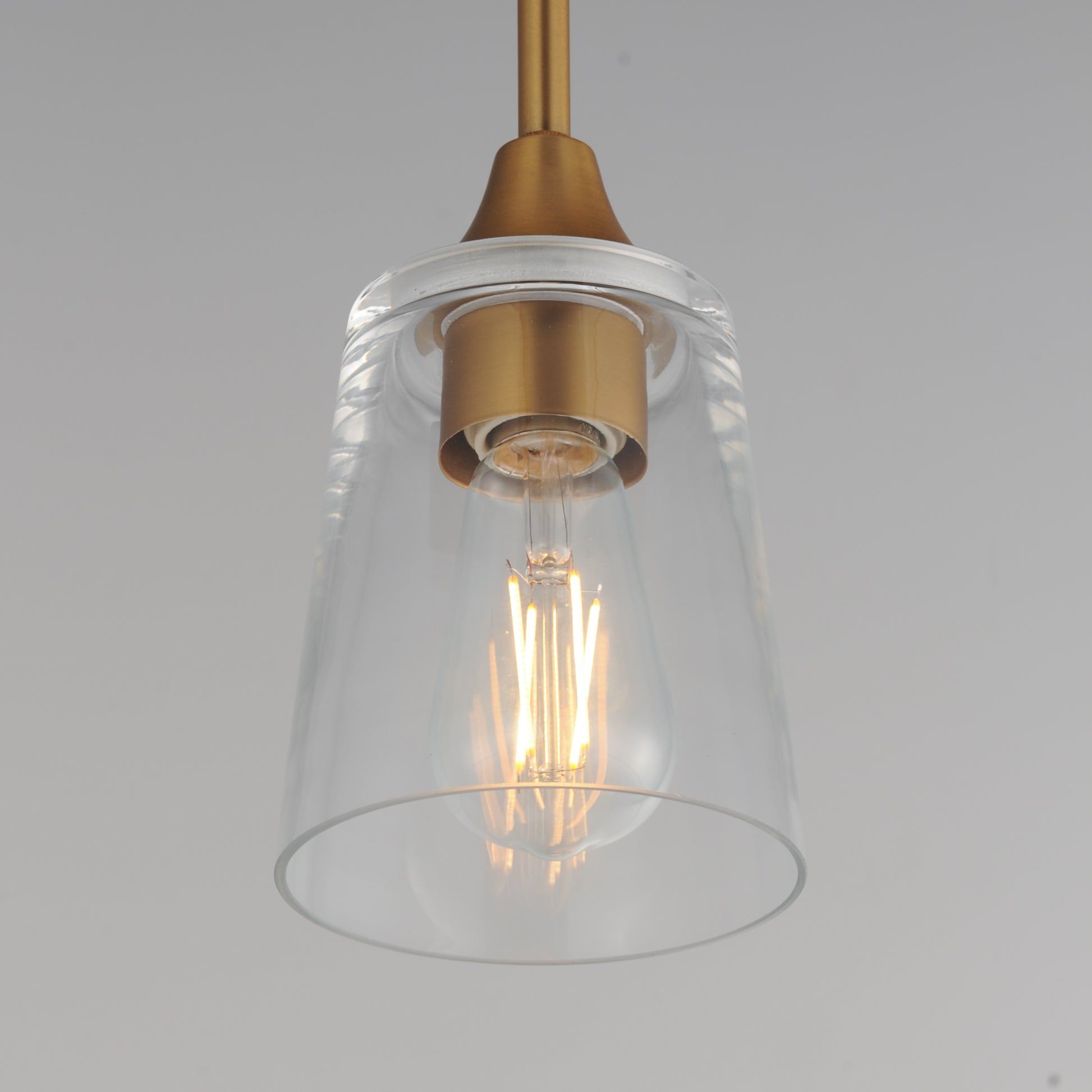 Hudson Mini Pendant Natural Aged Brass by Maxim Lighting