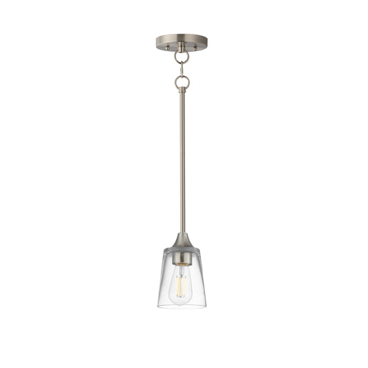 Hudson Mini Pendant Satin Nickel by Maxim Lighting