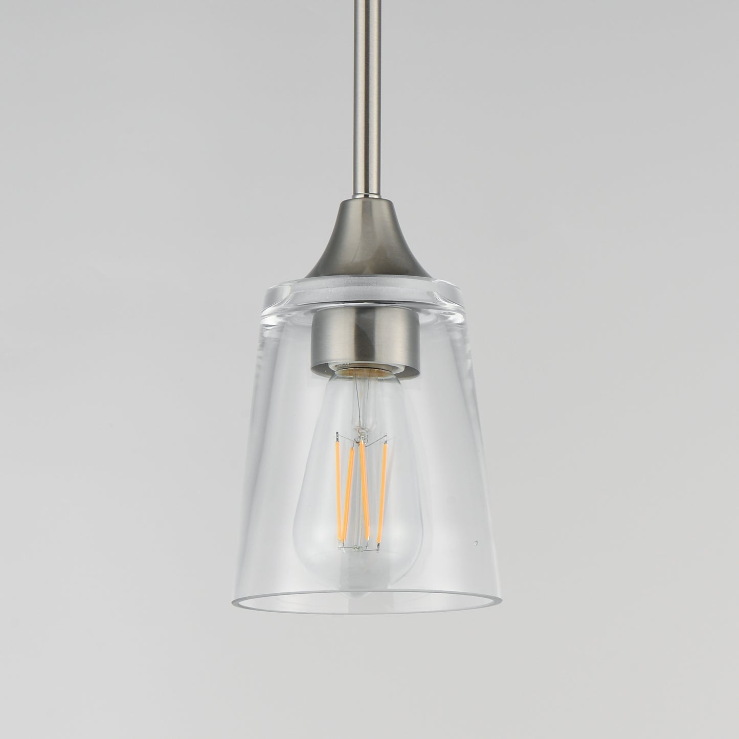 Hudson Mini Pendant Satin Nickel by Maxim Lighting