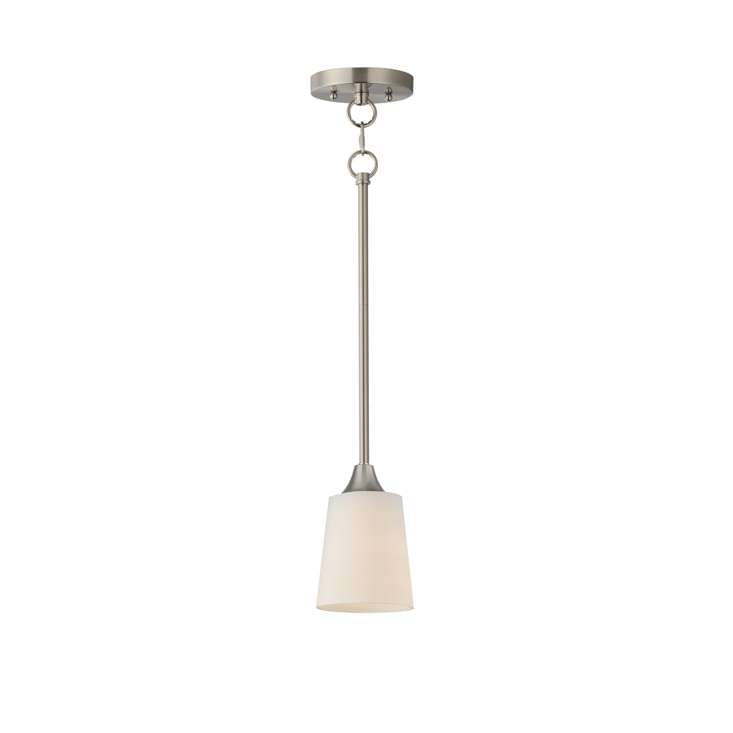 Hudson Mini Pendant Satin Nickel by Maxim Lighting