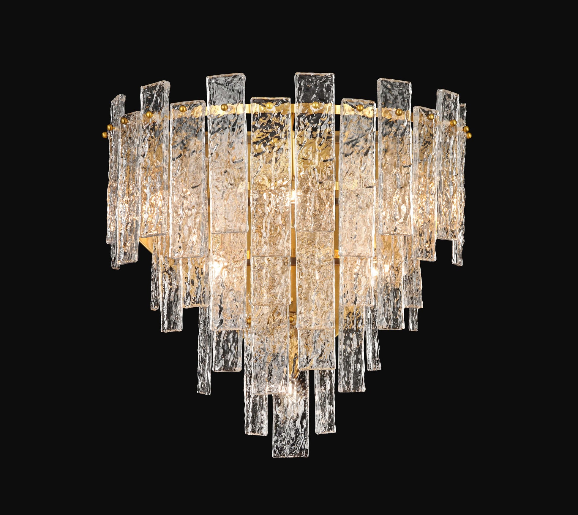 Cairo Wall sconce 6-Light in Antique Brass 9306WSAB by StarFire Crystal