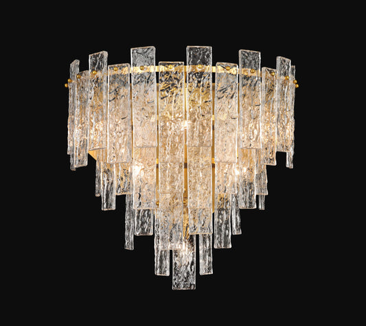 Cairo Wall sconce 6-Light in Antique Brass 9306WSAB by StarFire Crystal