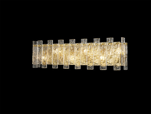 Cairo Wall Sconce 6-Light in Antique Brass 9311WSAB by StarFire Crystal