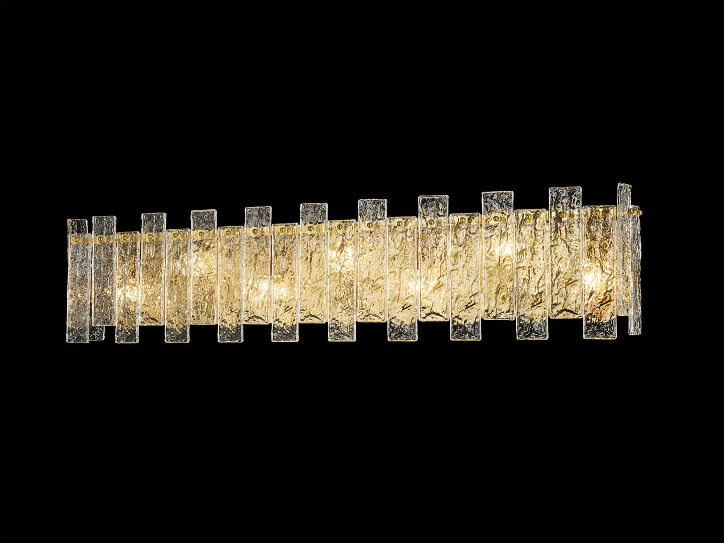 Cairo Wall Sconce 7-Light in Antique Brass 9312WSAB by StarFire Crystal