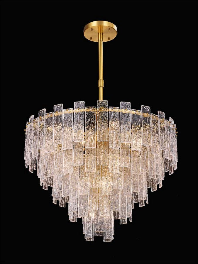 Cairo Chandelier 20-Light in Antique Brass 9332AB by StarFire Crystal