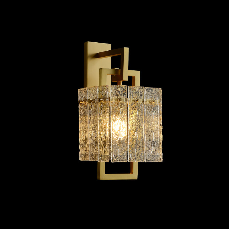Cairo Wall Sconce 1-Light in Antique Brass 9344WSAB by StarFire Crystal
