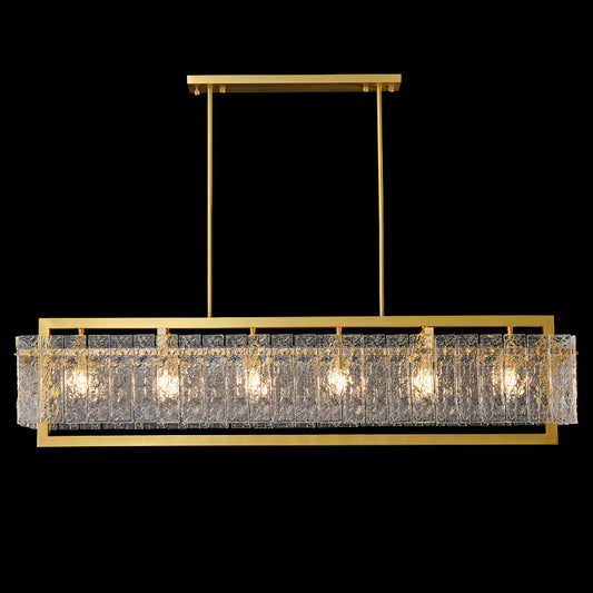 Cairo Pendant 6-Light in Antique Brass 9346AB by StarFire Crystal