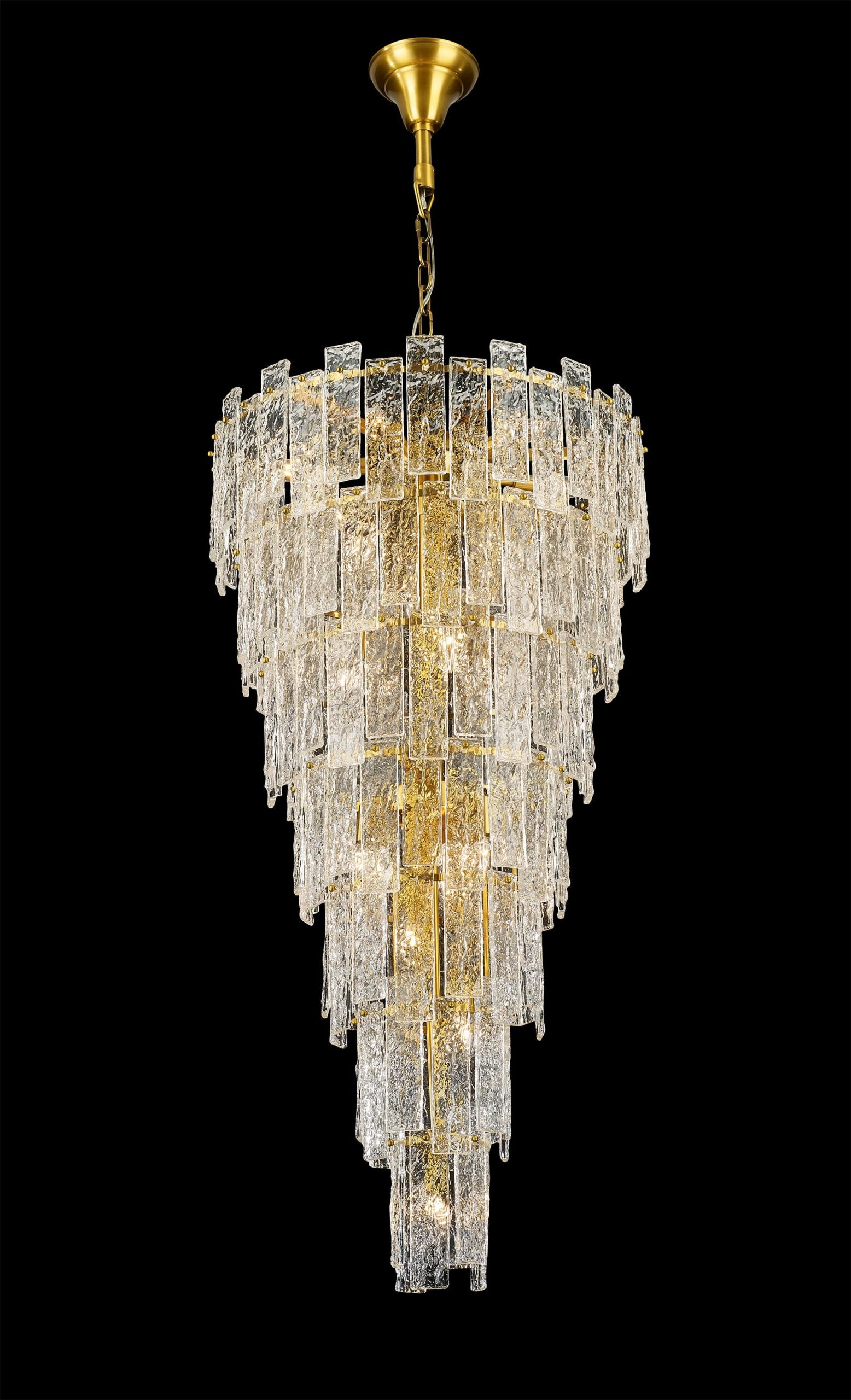 Cairo Chandelier 18-Light in Antique Brass 9347AB by StarFire Crystal