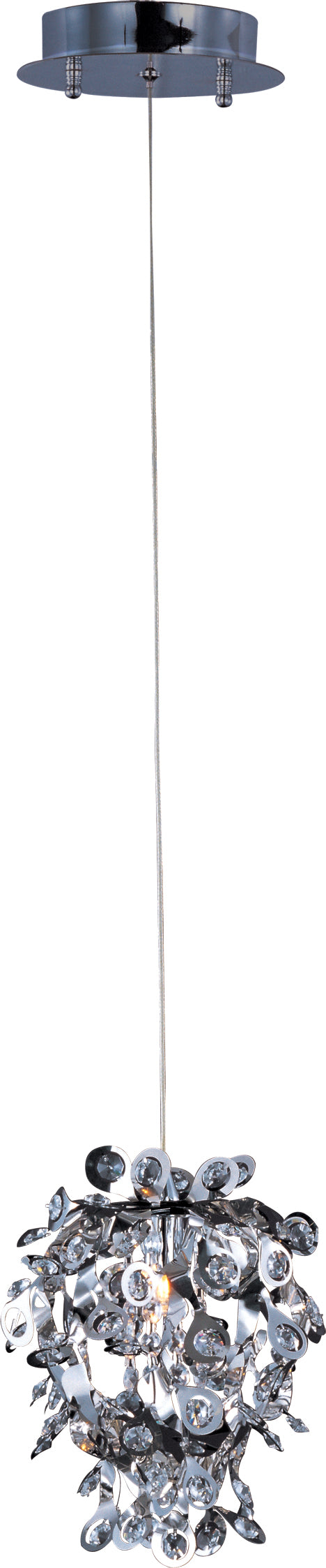 Comet LED Mini Pendant Polished Chrome by Maxim Lighting