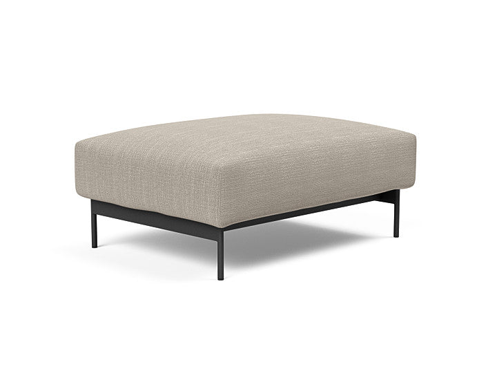 Malloy Ottoman With Black Metal Legs 95-543127 Innovation Living USA