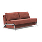 Cubed Queen Sofa Bed With Aluminum Legs 95-744029 Innovation Living USA