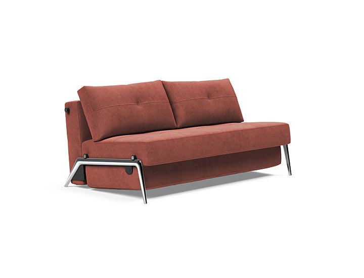 Cubed Queen Sofa Bed With Aluminum Legs 95-744029 Innovation Living USA