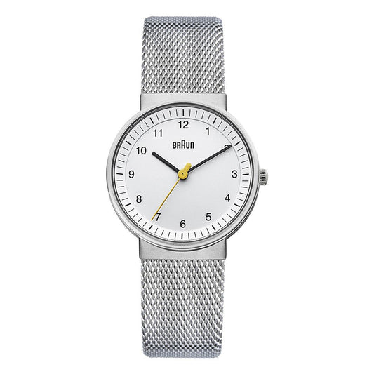 Braun BN0031 Ladies’ Classic Watch, White Dial, Steel Mesh (photo 1 of 7)