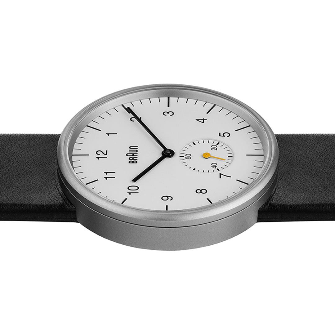 Braun BN0024 Classic Small-Seconds Watch, White Dial, Black Leather (photo 4 of 8)