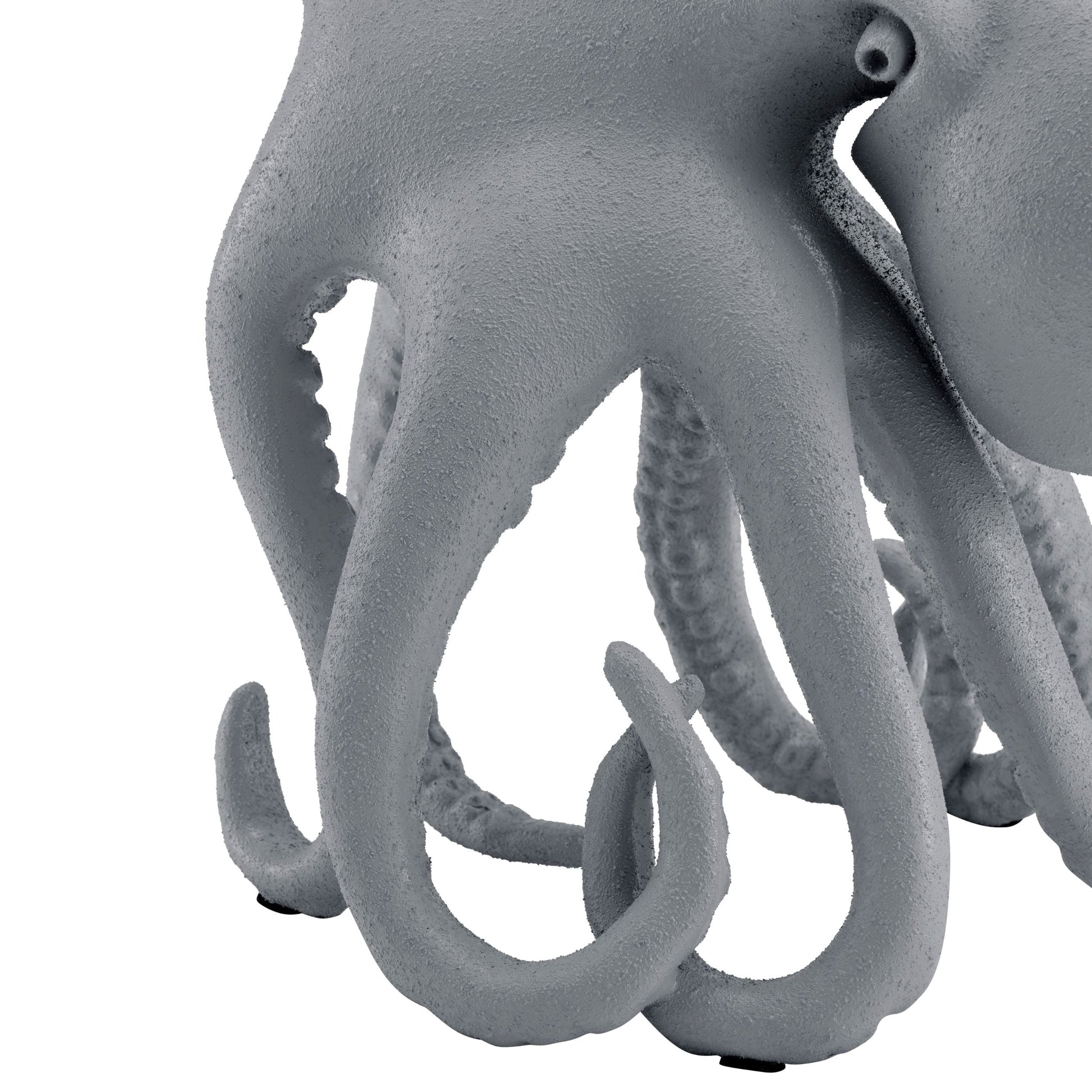 Sugvar the Octopus Frosted Light Gray by Finesse Decor C-3228L-GFR