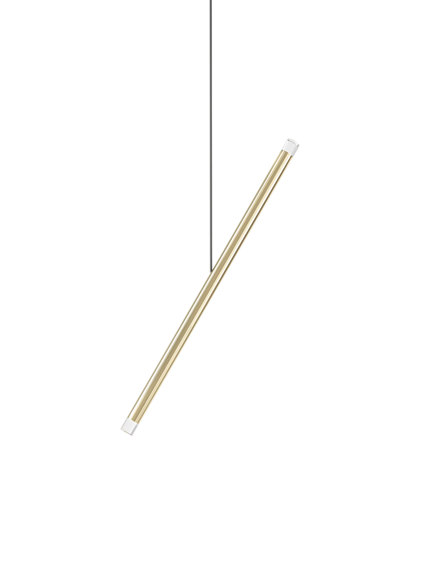 Elegant A-Tube Nano Duo pendant in a gold finish