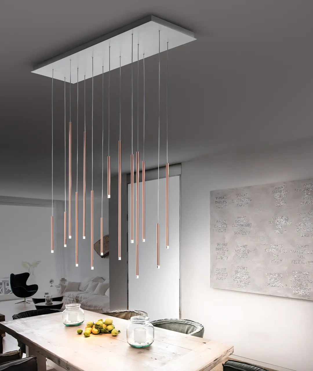 Terra LED pendant light for contemporary homes