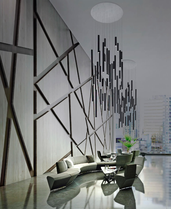 A Tube Ceiling Light by Lodes