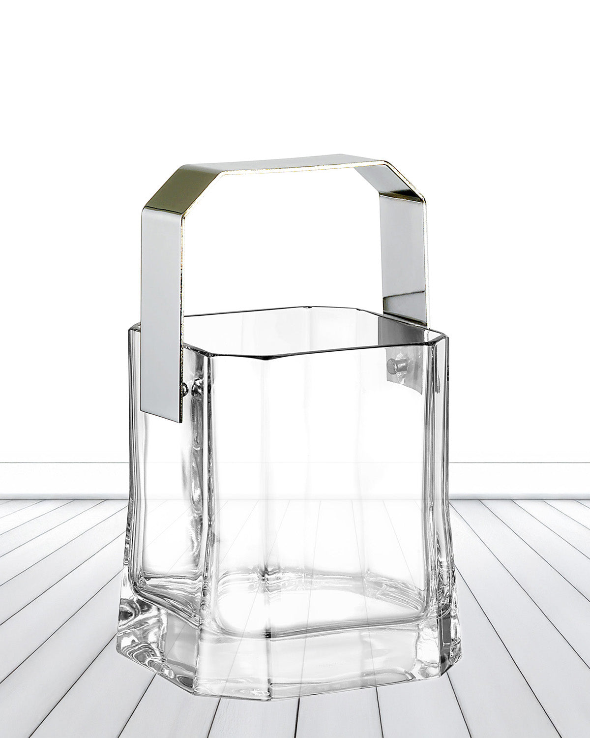 Arnolfo di Cambio CIBI Ice Bucket, Italian leaded crystal
