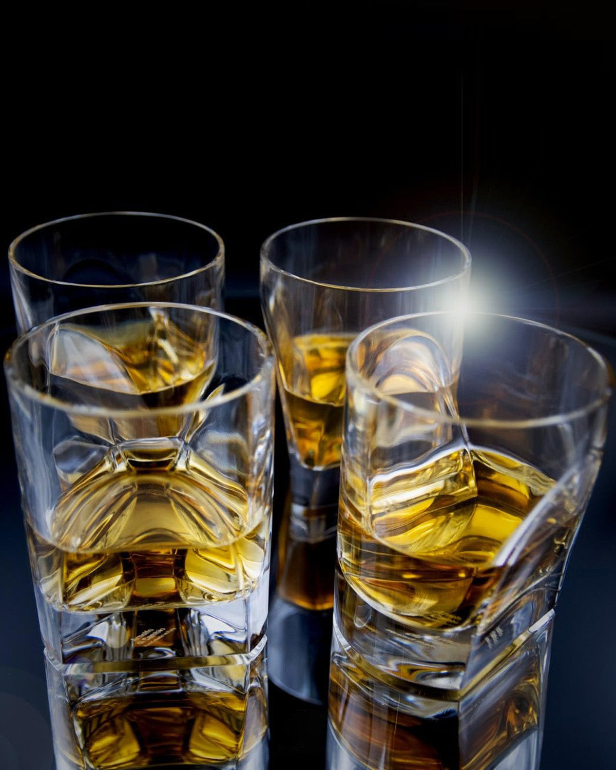 Arnolfo di Cambio Conversazione double old fashioned glasses, set of 4, Italian leaded crystal – view 3