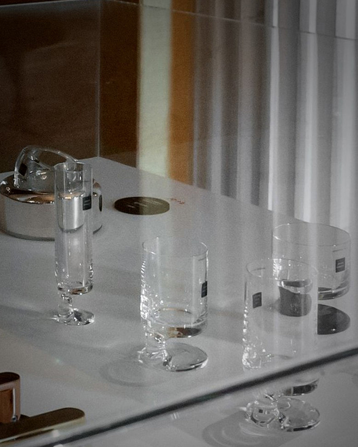 Arnolfo di Cambio Smoke Highball Glasses, Set of 2, Italian leaded crystal – view 3