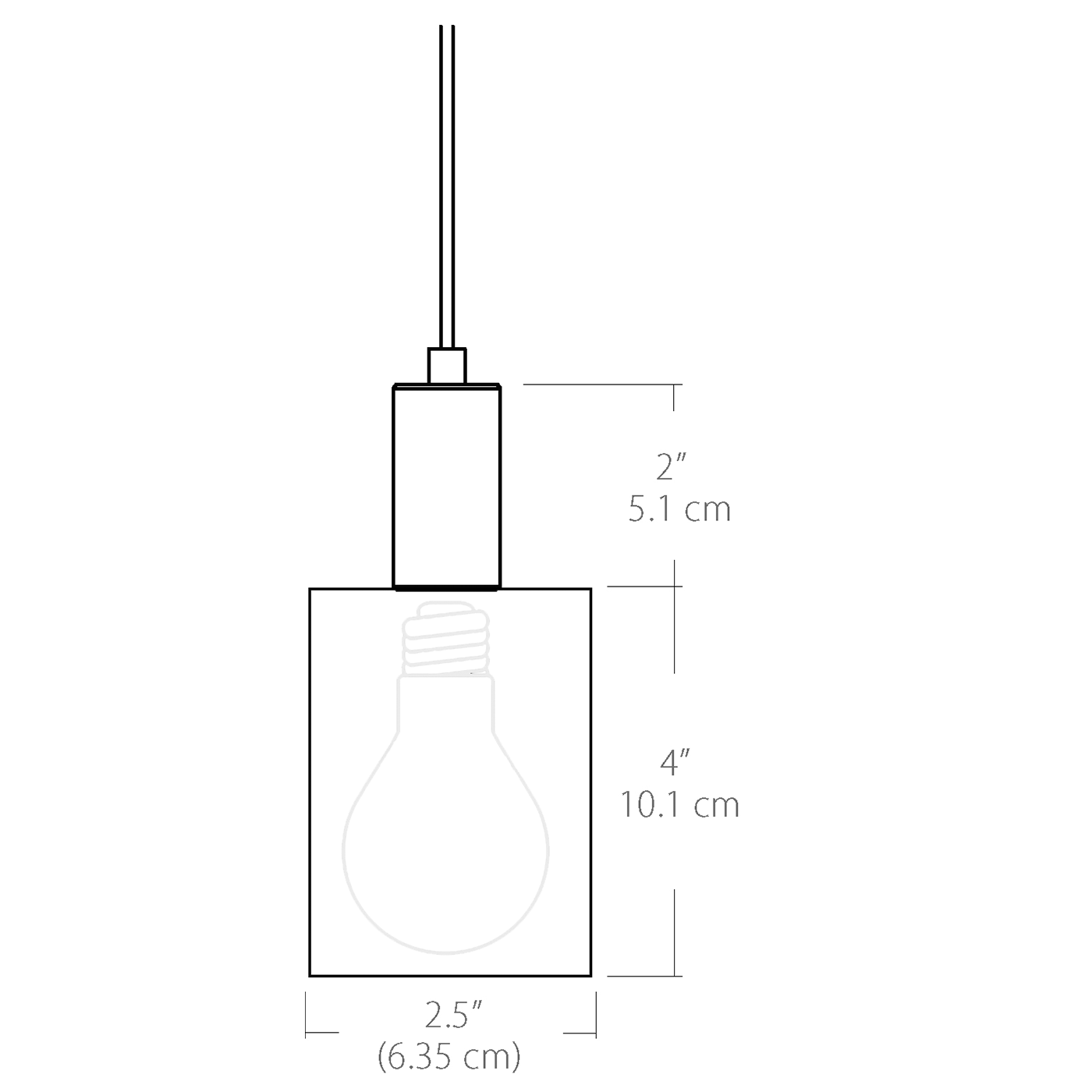 BlackJack Lighting A Lamp Pendant