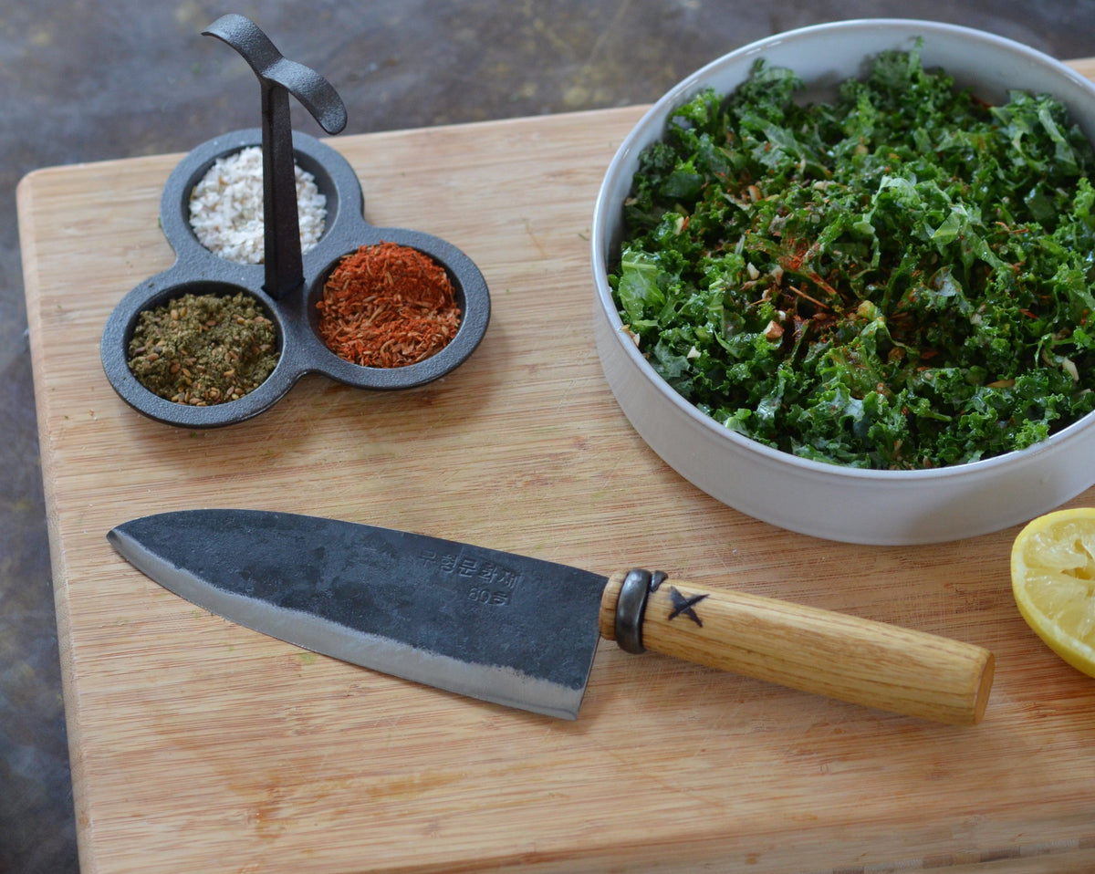 Master Shin's Anvil #62 Kitchen Knife, Medium (photo 3 of 7)
